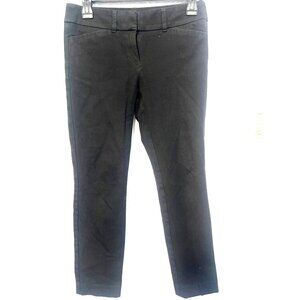 Womens 0P Ann Taylor Loft Outlet Modern Skinny‎ Ankle Pants Black Trousers